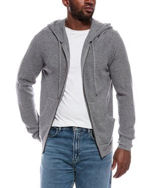 ATM Wool-Blend Zip Hoodie - Gray