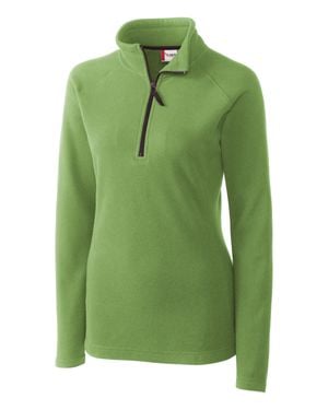 Clique Summit Lady Half Zip Microfleece Jacket - Green