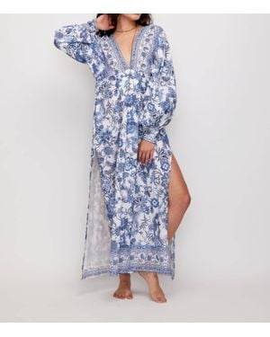 NIBI MTK Thea Maxi Dress - Blue