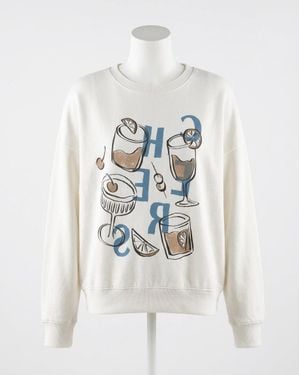 Z Supply Cheers Sunday Sweatshirt - White