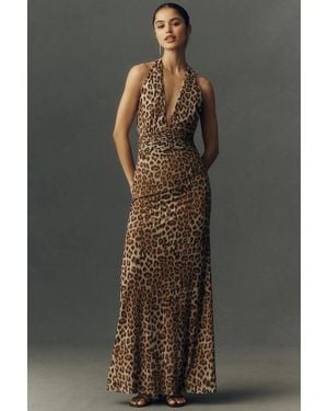 Bardot Elera Mesh Maxi Dress - Gray