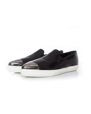 Miu Miu Slip On Sneakers - Black