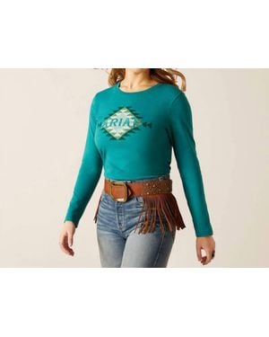 Ariat Southwest Logo T-Shirt - Blue