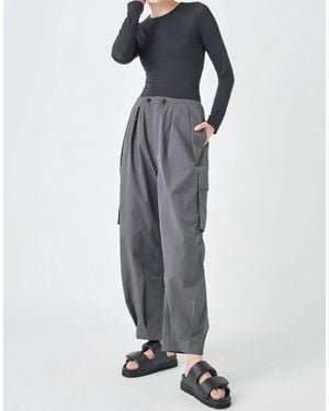 Grey Lab Long Sleeve Bodysuit - Black