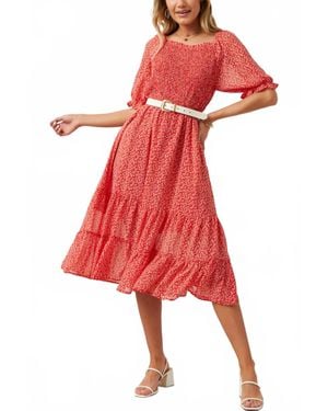 Hayden LA Lilly Maxi Dress - Red