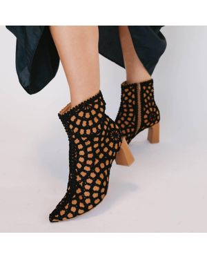 Love Rio The Lattice Luxe Bootie - Black