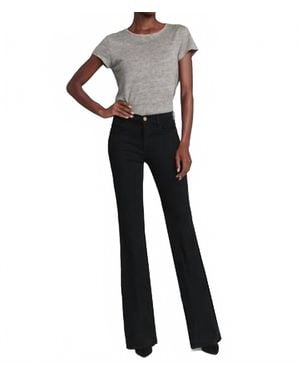 FRAME Le High Flare Jeans - Black