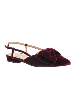 Chinese Laundry Harmony Velvet Slingback Flats - Brown
