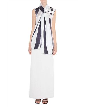 Christopher Esber Interlocked Handkerchief Tank - White