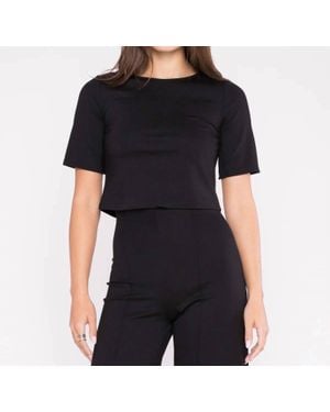 Ripley Rader Ponte Knit Top - Black