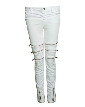 Closed Biker Jeans With Zippers - Gray