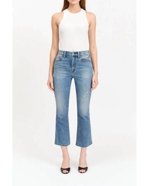 DAZE Shy Girl Straight Leg Jeans - Blue