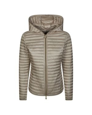 Save The Duck Alexa Quilted Lightweight Short Jacket - Gray