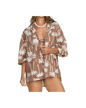 Billabong Beach Side Camp Shirt - Brown
