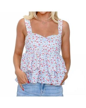 Sincerely Ours Bella Tank Top - Blue
