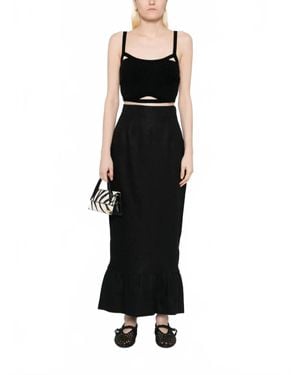 Posse Matilda Column Skirt - Black