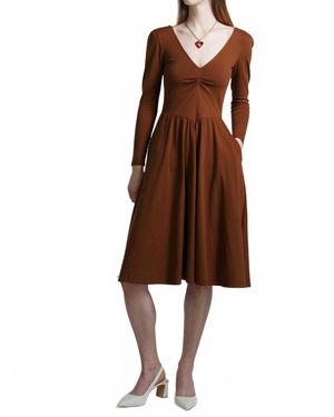 Kristinit Pina Ballet Dress - Brown