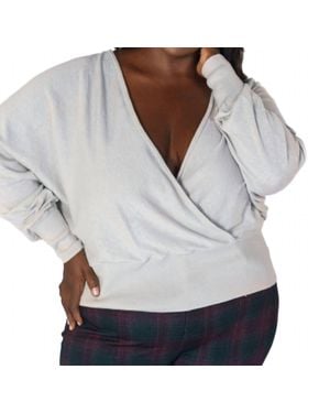 Bitte Kai Rand Mullein Cotton Wrap Sweater - White