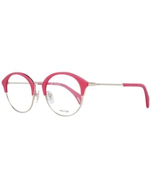 Police Metal Eyeglasses - Pink
