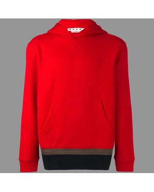 Marni Color Block Hoodie - Red