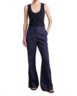 Apiece Apart Adi Wide Leg Trouser - Blue