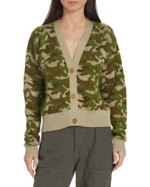 NSF Rangu Crop Cardigan - Green