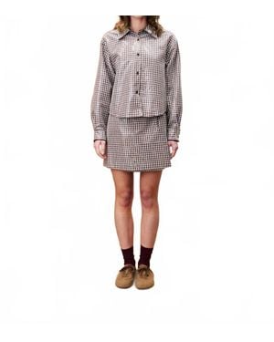 FRNCH Steinbeck Skirt - Gray