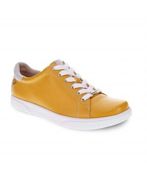 Revere Limoges Lace-Up Casual Sneaker - Yellow