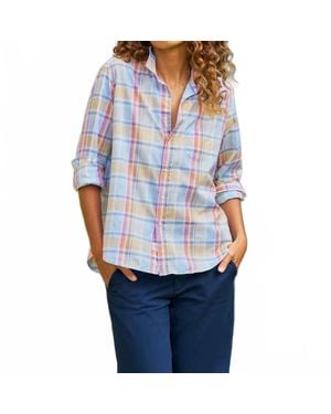 Frank & Eileen Eileen Relaxed Button Up Shirt - Blue
