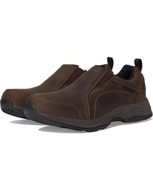 Propet Cash North Leather Waterproof Slip-On Shoes Zpo1854 - Brown