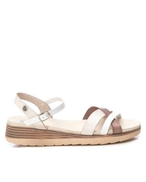 Xti Low Wedge Sandals - Natural