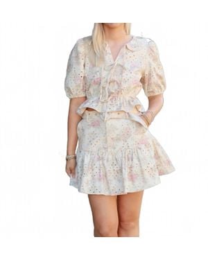 SOFIA The Label Minos Skirt - White