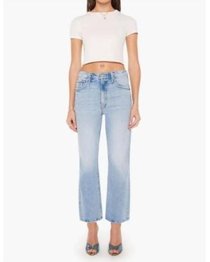 Mother The Scooter Ankle Jean - Blue