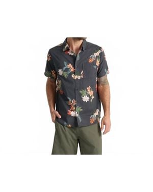 Roark Journey Short Sleeve Button Up Shirt - Black