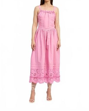 En Saison Peyton Midi Dress - Pink