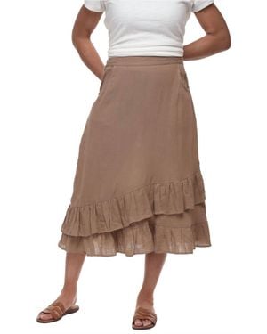 Tulip Clothing Erika Skirt - Brown