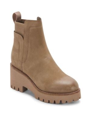 Blondo Danika Lugsole Nubuck Waterproof Bootie - Brown