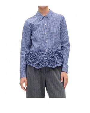 Baum und Pferdgarten Mariel Cotton Poplin Shirt - Blue