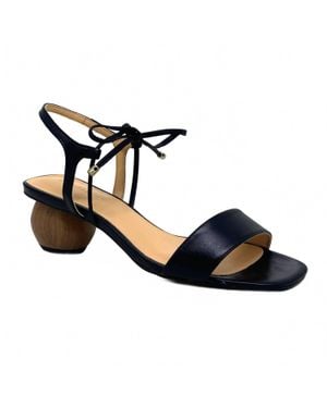 Bruno Menegatti Annette Leather Sandal - Blue