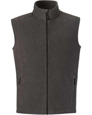 CORE365 Tall Journey Fleece Vest - Gray