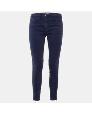 Sandro Denim Zip Detail Skinny Fit Jeans M/Waist - Blue