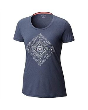 Columbia Summer Festival Diamond Graphic T-Shirt - Blue
