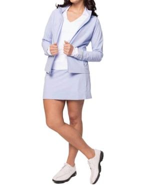 golftini Be An Athlete Hooded Sport Jacket - White