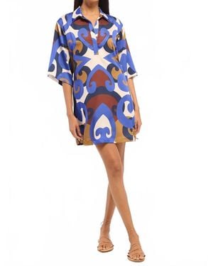 MISA Los Angles Elka Dress - Blue