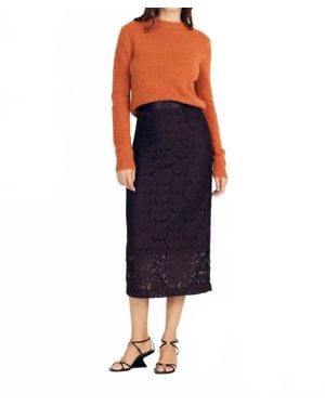 10 Crosby Derek Lam Marjorie Pencil Skirt - Blue