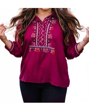 Layerz Clothing Lindsay Top - Red