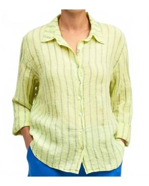 cut-loose Crop Easy Shirt - Yellow