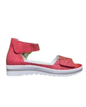 Waldläufer Marigold Ankle Strap Sandal - Red