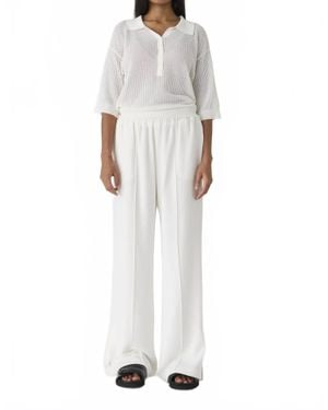 Misha Ace Wide Leg Pants - White