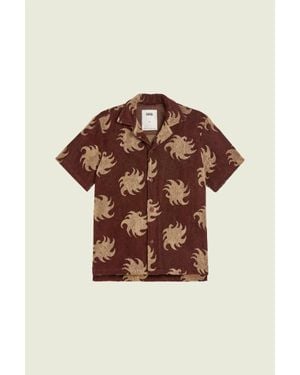 Oas Cuba Terry Shirt - Brown